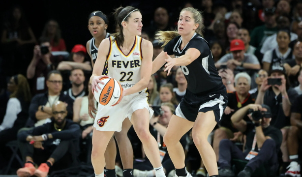 Caitlin Clark and Kate Martin face off this year in the WNBA.